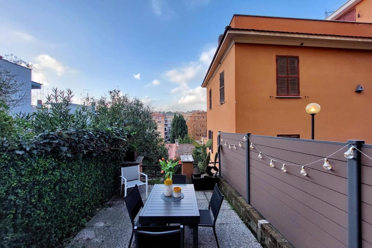 4Bnb - Cozy Vatican Loft With Terrace Róma Kültér fotó