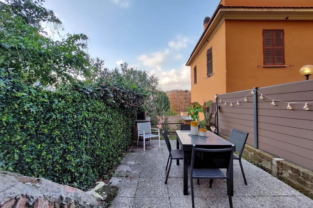 4Bnb - Cozy Vatican Loft With Terrace Róma Kültér fotó